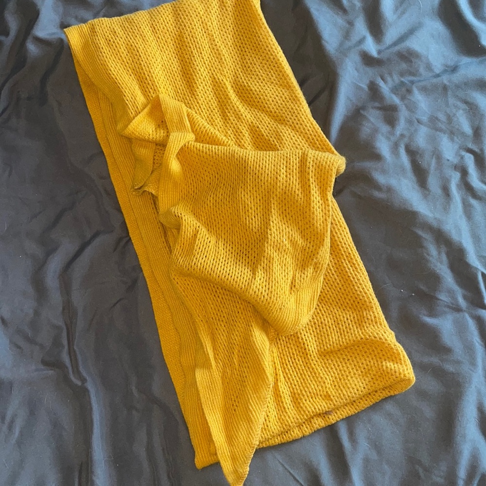 Mustard scarf